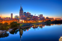 Nashville Skyline at night